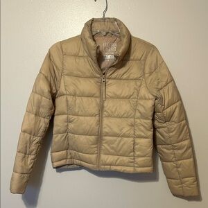 Love Tree Beige Packable Lightweight Puffer Jacket